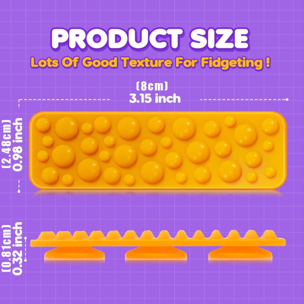 Упаковка из 8 текстурированных сенсорных ковриков для игрушек для детей, освобождение рук и поддержка аутизма, инструменты для домашнего обучения, снижение стресса