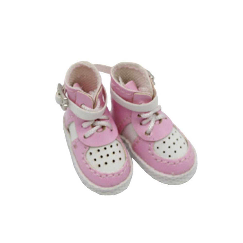 Разноцветные ботинки из ПУ-кожи для Ob11 ПУ-кожа Обувь для куклы Ob11 Девочки