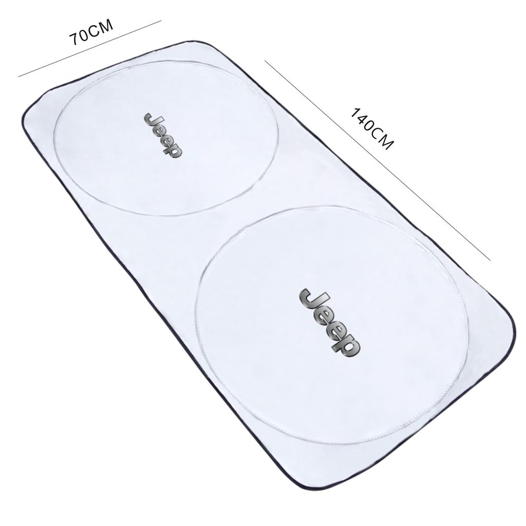 Jeep Car Windshield Sun Shade Visor UV Protection Shield For Jeep Renegade Compass Grand Cherokee Wrangler Patriot Rubicon