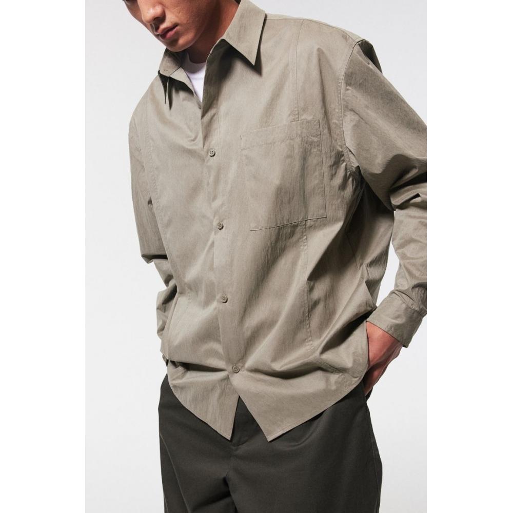 H M Loose Fit oversHirt kHaki Green