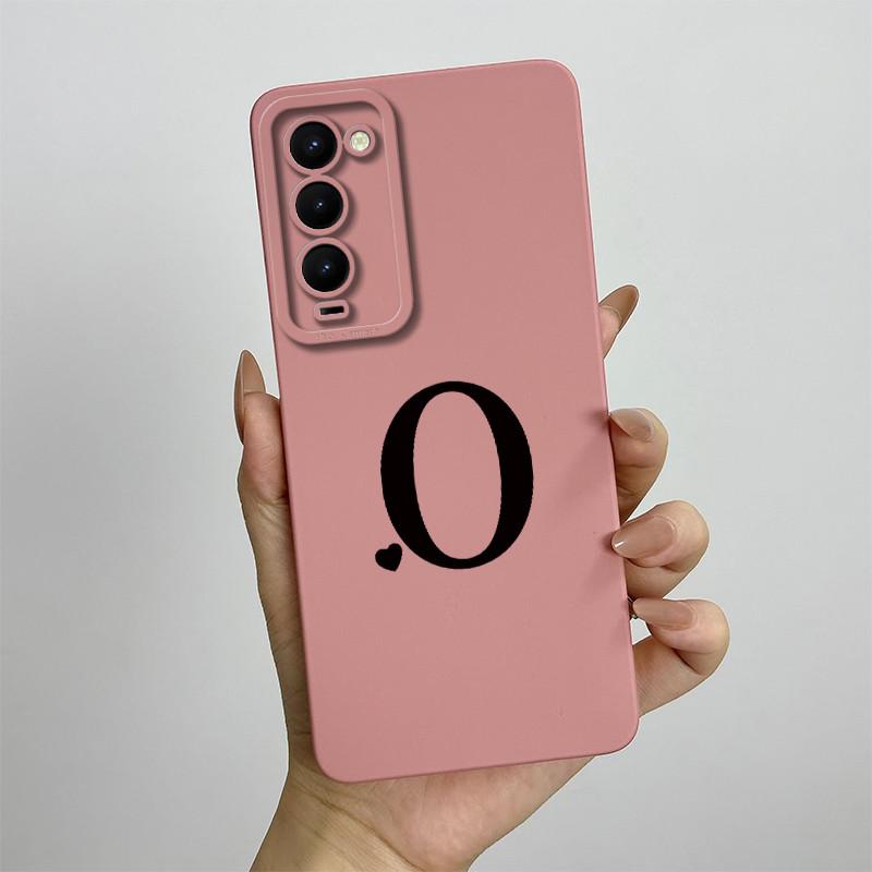 Чехол для Tecno Camon 18 Чехол для телефона Tecno Camon 18P Camon 18T CH6 CH7n Милые Заглавные Буквы Квадратный Силиконовый Ударопрочный Задний Чехол