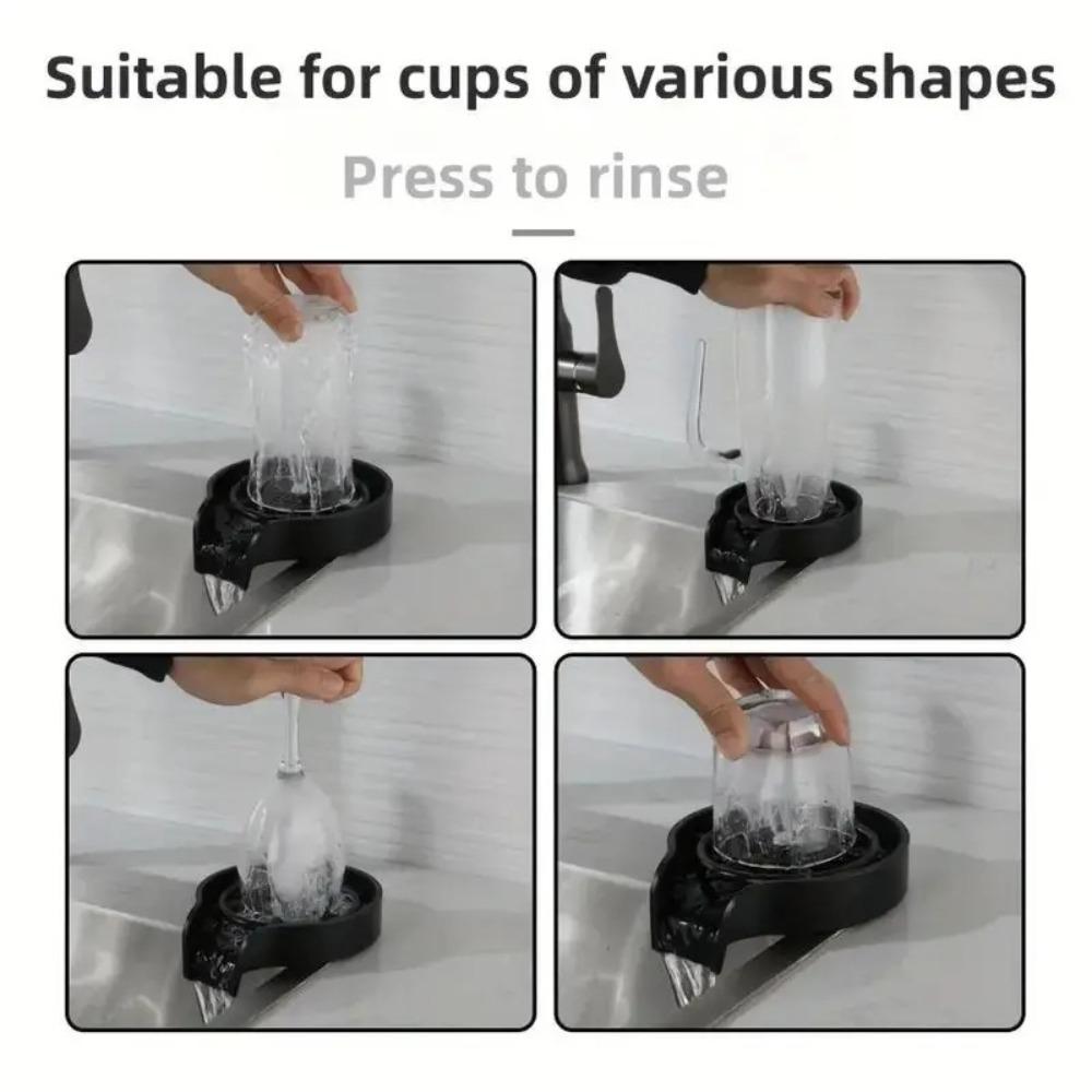 Beer Milk Tea Cups High Pressure Glass Cleaner Plastic Glass Cup Washer Kitchen Sink