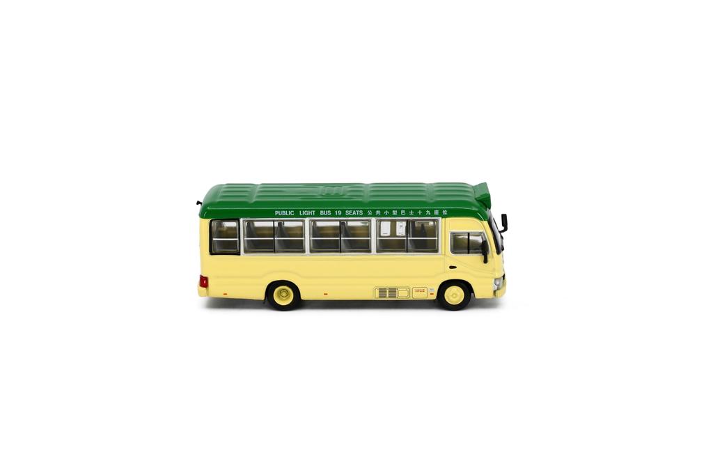 Tiny City Toyota Coaster Green Diecast Model Car No.180 (B70) Minibus, (19 Seats),