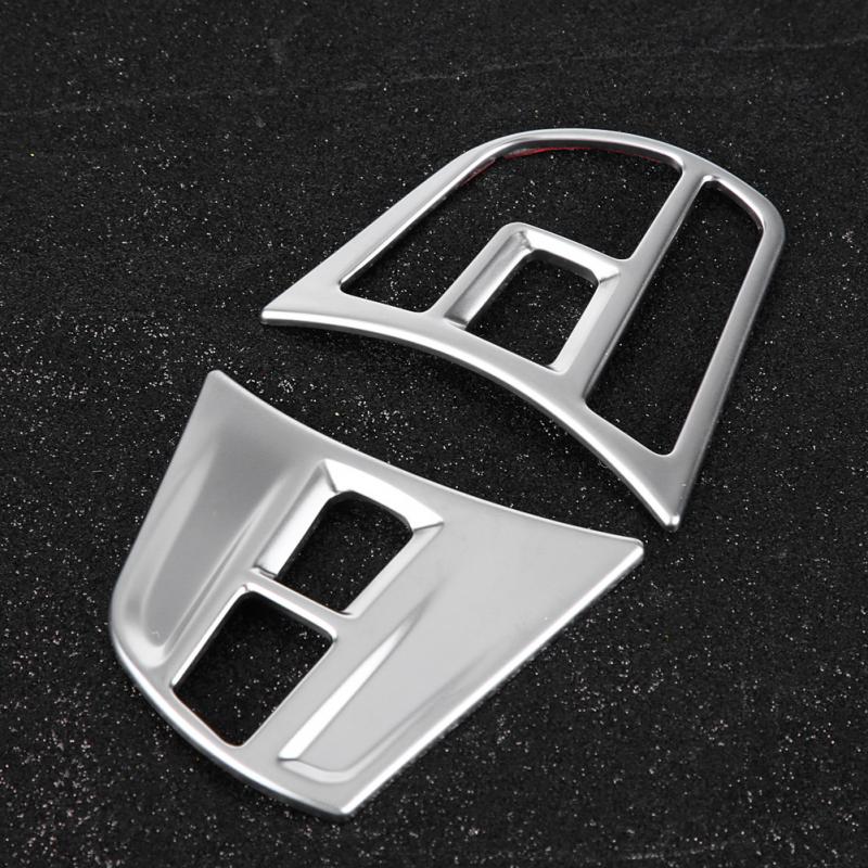 2 шт. матовая хромированная накладка на кнопку рулевого колеса автомобиля для BMW 3 серии/GT F30 F34