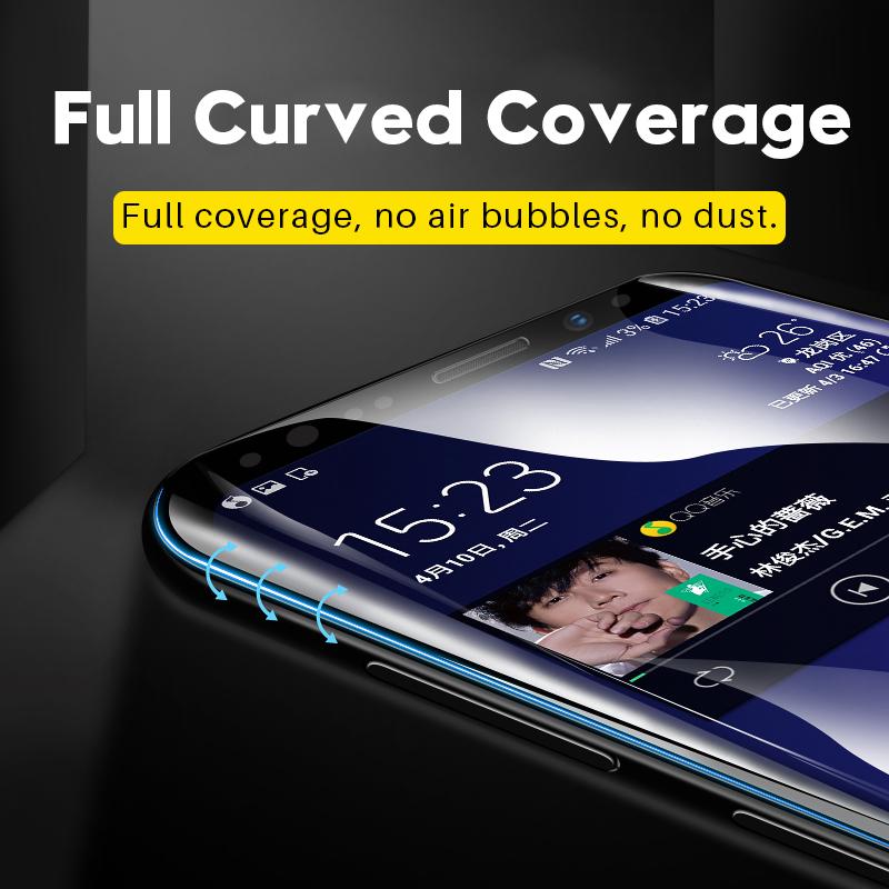Закаленное защитное стекло на смартфоны марки Samsung