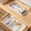 Expandable Compartments Cutlery Organizer Adjustable Plastic Drawer Divider Tray Space-saving Spoon Fork Separation Box