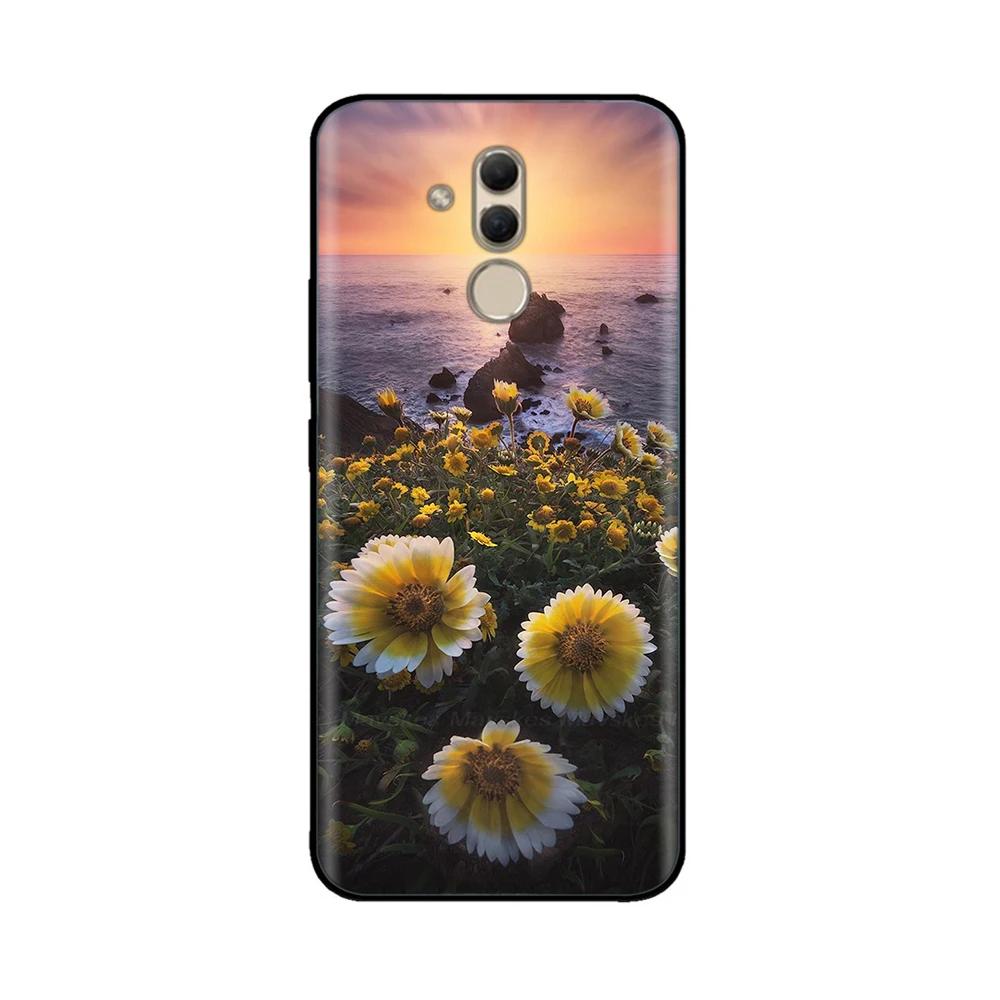 Чехол для телефона Huawei Mate 20 Lite Милый чехол-защита камеры для Huawei Mate 20 Mate20 Pro Чехлы Чехол Жидкий силикон Fundas