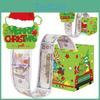 Green Themed Christmas Pattern Paper Surprise Box Holiday Props For Gift