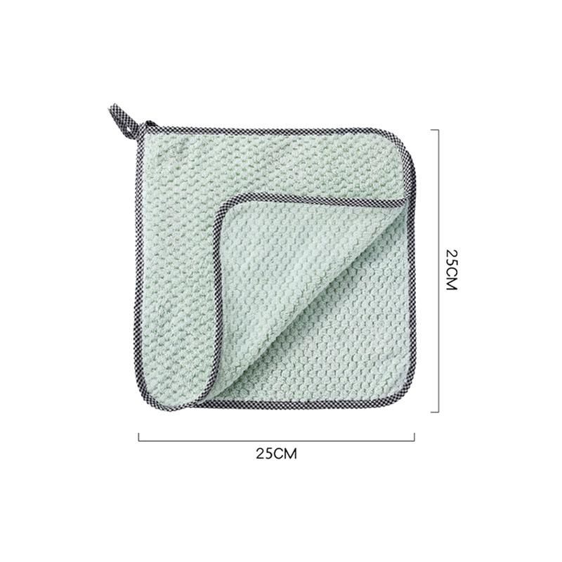 Суперабсорбирующие кухонные полотенца из микрофибры - Нелипкие, Жироотталкивающие, Многоразовые салфетки для уборки