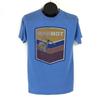Marmot Thread Crew Neck Graphic Blue Short Sleeves Unisex T-shirt