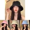 Трендовая милая шляпа-панама в корейском стиле для женщин, регулируемая, ткань с защитой от УФ-лучей, легкая