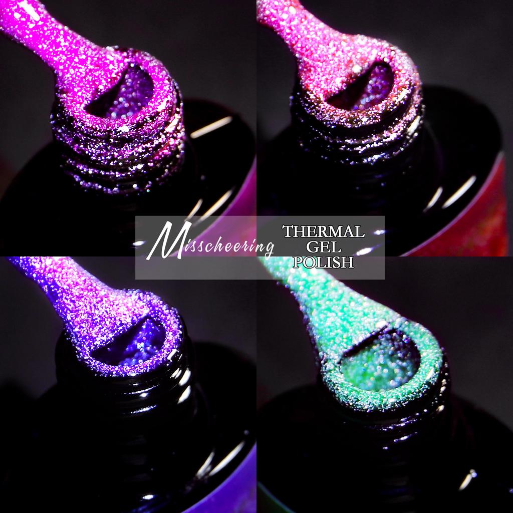 Гель-лак для ногтей Aurora Diamond Oil, изменяющий температуру, 7,5 мл, маникюр Magic Chameleon