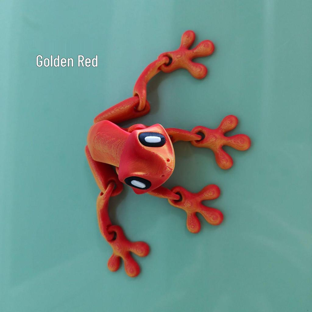 3D Магнитная лягушка, подвижная фигурка - Оригинальное украшение для рабочего стола и холодильника, игрушка