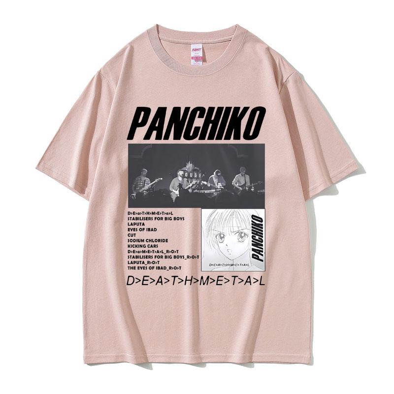 Panchiko DEATHMETAL Album Graphic Print Tshirts Unisex Women Vintage Casual Cotton T Shirts Male Rock Music Band Oversized Tshirt