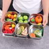 Stainless Steel Seasoning Storage Box Rectangular Dessert Ingredient Box  Hot Pot