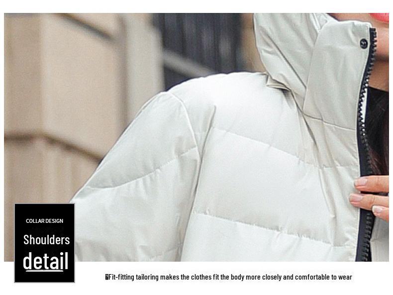 Мужская куртка-пуховик средней длины с капюшоном - зима 2024 г., выше колена, плотная, повседневная, теплая, дизайн для молодежи