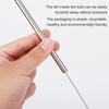 6pcs Stainless Steel Tumbler Straws Replacement for 40oz Cup, Reble Metal Water Bottle Straws with Cleaning Brush Compatible with Owala Part