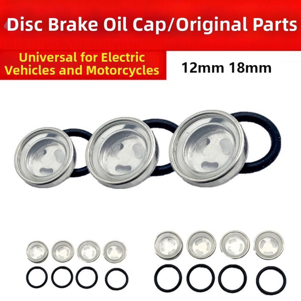 2Pcs 12mm 18mm Observation Window Oil Mirror Motorcycle Dirt Gasket Electric Scooter Accessories