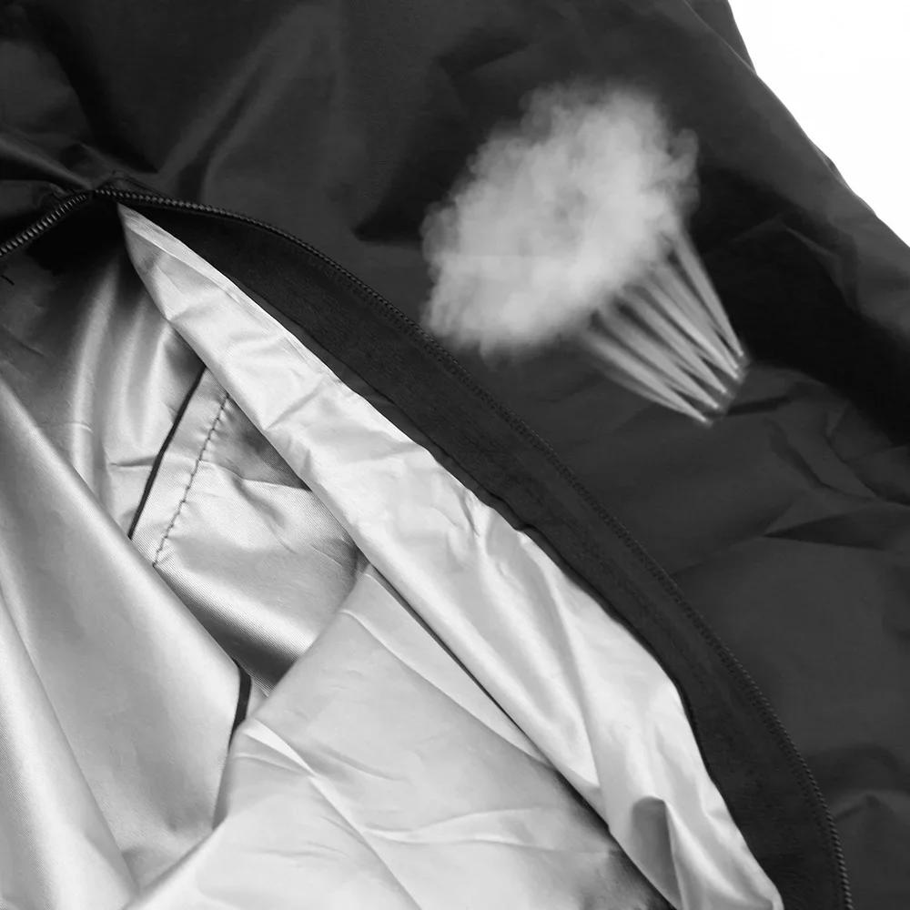 210D Oxford Cloth Garden Furniture Cushion Storage Bag Waterproof Heavy Duty Rip Resistant Furniture Protective Cover Organizer