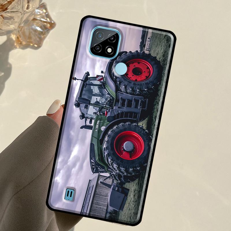 Чехол для телефона Realme 13 11 10 12 14 Pro Plus GT 5 6 6T GT7 Pro C67 C61 C53 C51 C21Y C25S C75 C55 с рисунком Сельскохозяйственный трактор