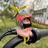 Adorable Pig & Unicorn Motorcycle Decor - Strap-On Bike & MTB Handlebar Ornaments, Creative No. 8 Billiard Ball Design