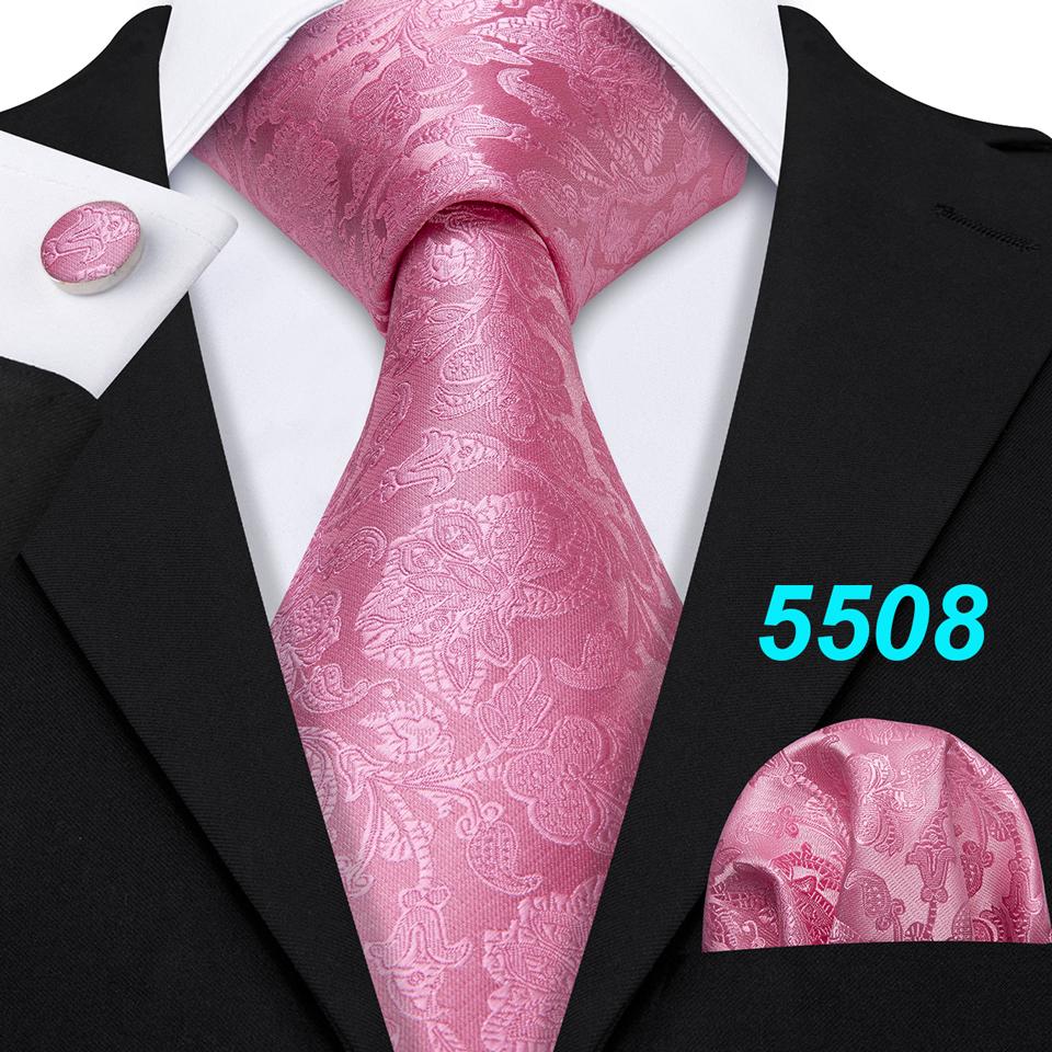 Barry.Wang Удлиненный мужской галстук с цветочным принтом, 160 см, большой галстук, носовой платок, набор запонок