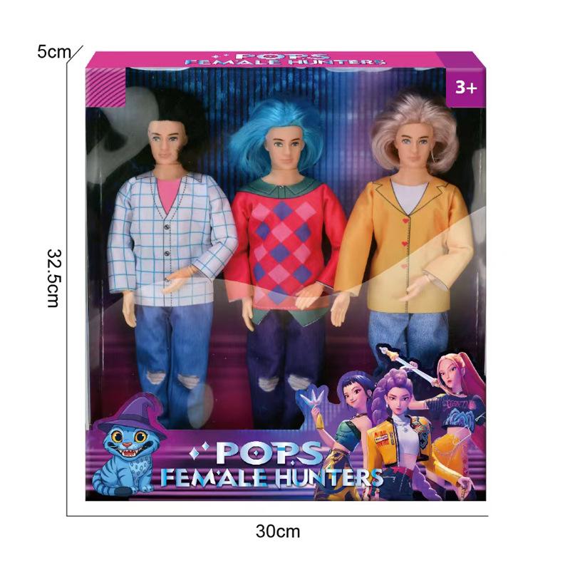 Demon Hunter Girls Doll Legend Demon Boys Band Toy Vinyl Figure 11.5 Inches Collector's Grade Gift 