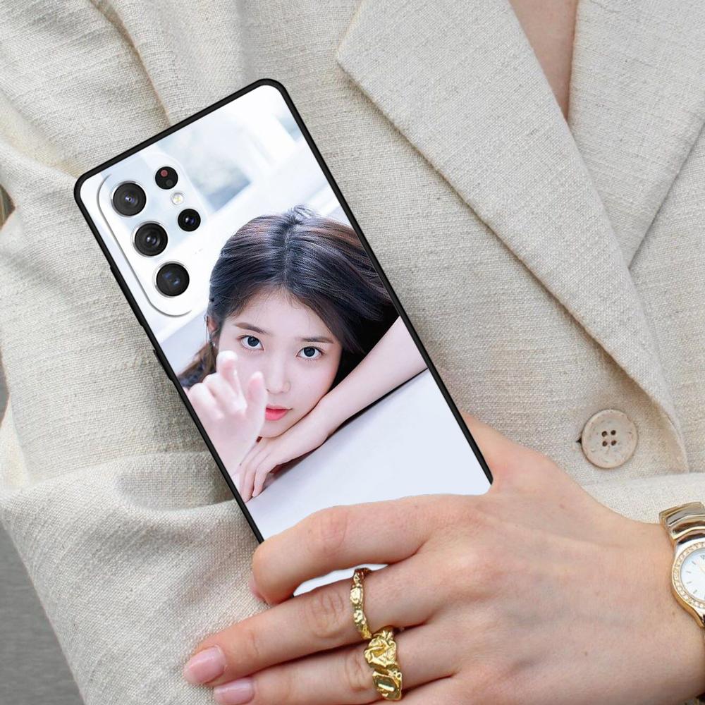 I-iu Lee Ji Eun Cell Phone Case for Samsung Galaxy S26 Ultra S25 S24 S23 S22 S21 S20 Note10 Cover