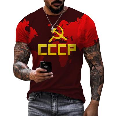 Футболка с ветераном российского флага, эмблема Cccp, 3d принт, мужская и женская модная повседневная футболка, дизайн российского медведя, уличная одежда в стиле Харадзюку, топы