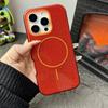 3-в-1 Чехол для телефона с блестками и прозрачный Для iPhone 17 Pro Max Air 15 14 Plus 11 12 13 16 Pro Для Magsafe Беспроводная зарядка Защитная крышка