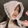 French Pastoral Style Headband Towel Women Girl Fashion Triangular Headband Sun Protection Headscarf Breathable Lace Headband