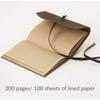 Leather Diary Brown Pages