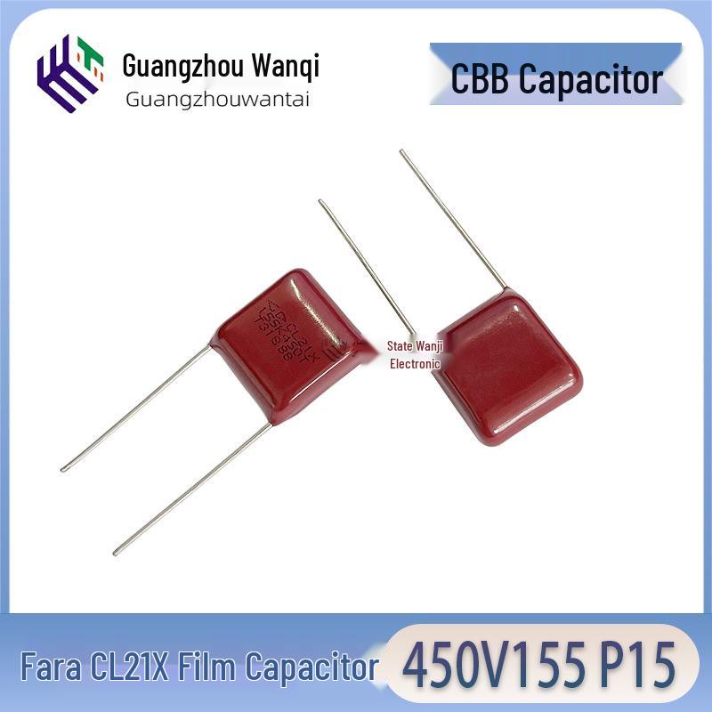 CL21X 450В 1.5мкФ P15 Пленочный конденсатор CBB