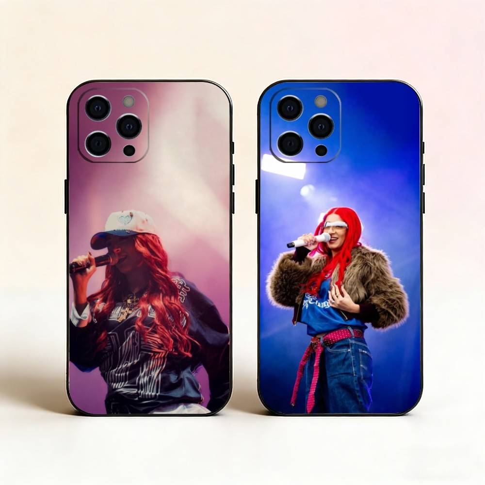 Singer D-De La R-Rose Phone Case For iPhone 17, 16,15,14,13,12,11 Plus,Pro Max, Others Soft Black Cover