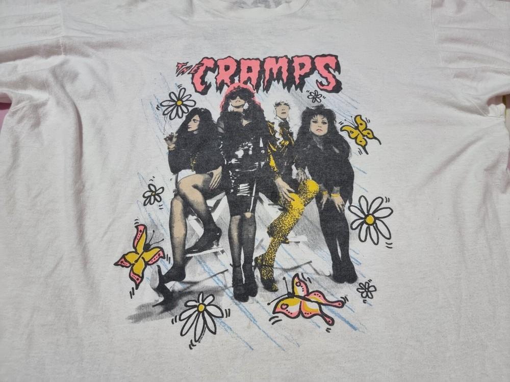 Футболка унисекс с принтом группы The Cramps, 90-е, концертная, размеры S-5XL, AR635