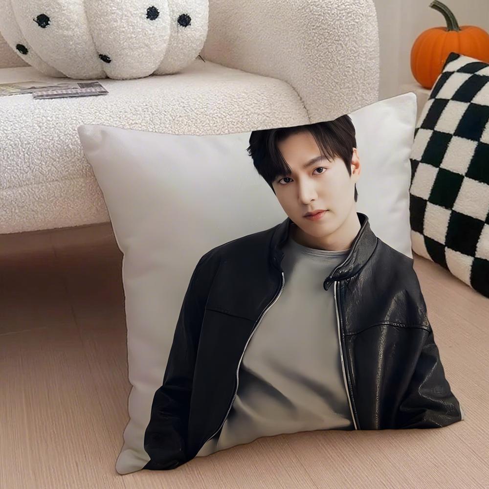 Handsome Korean Actor LLee Minho Cushion Cover Throw Pillow Cover Hidden Button Durable Polyester Chair Cushion