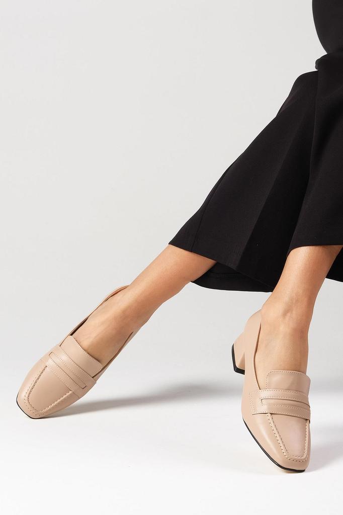 Женские модные туфли-лодочки черного цвета, туфли на низком каблуке с тупым носком