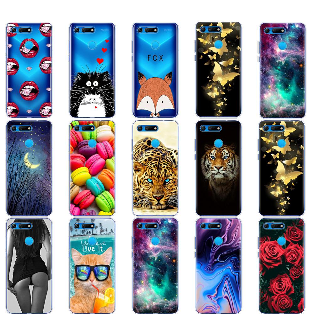 Чехол для Huawei Honor View 20 V20 Чехол TPU Funda Мягкий силиконовый чехол для Honor V20 Capa Cover Full 360 Защитная оболочка