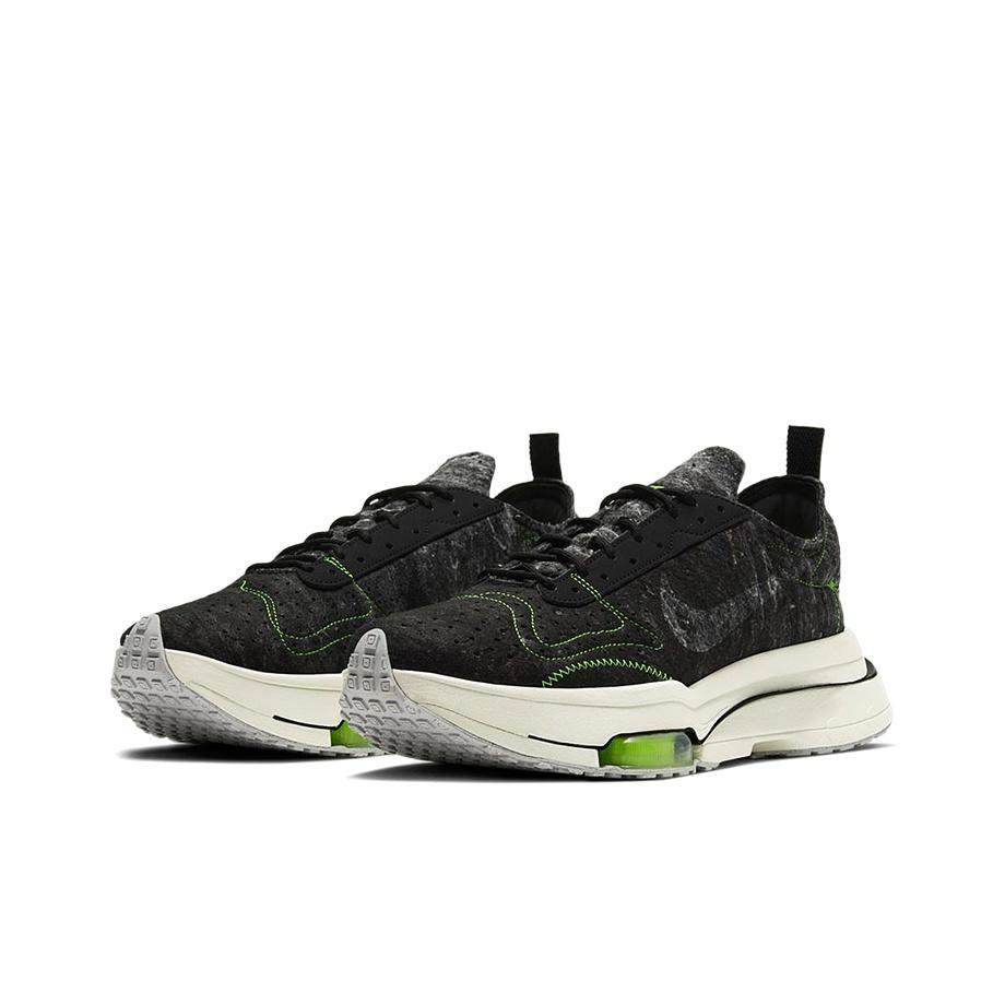 Nike Пакет из переработанной шерсти Air Zoom-Type M2Z2 — черные мужские кроссовки Electric Green Light-Bone CW7157-001