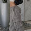 Осенние комбинезоны 2022, мешковатые прямые джинсы, винтажные брюки-карго 90-х годов, женская модная уличная одежда, брюки с низкой талией, джинсы Харадзюку