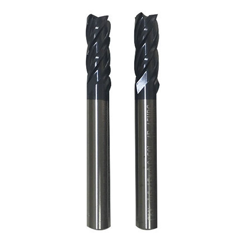 Высококачественная твердосплавная фреза длиной 50 мм, 4 зуба, концевая фреза, режущий инструмент для станка