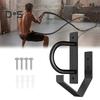 Комплект для настенного крепления Battle Rope, крючок для хранения, настенная стойка для фитнес-веревки, металлические стальные анкеры, многофункциональный органайзер для боевых веревок для домашних и коммерческих спортзалов