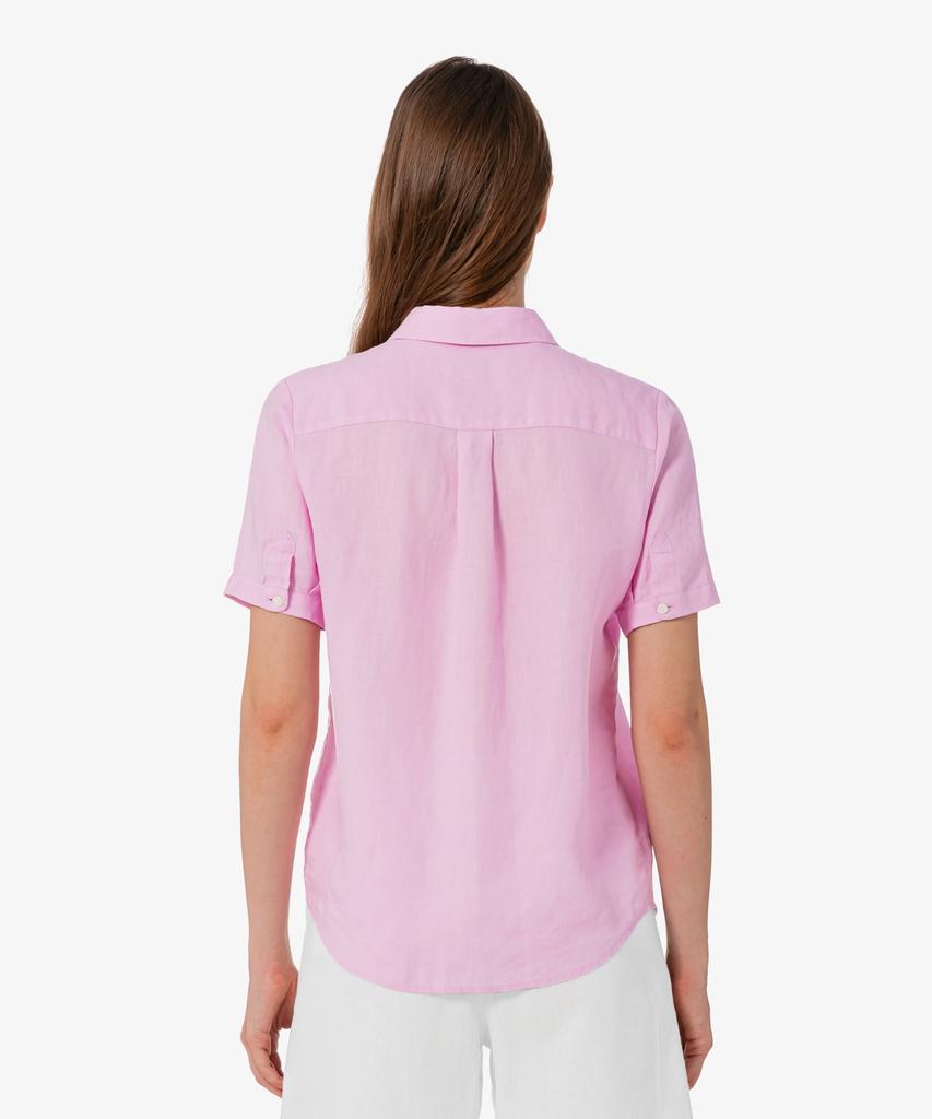 LACOSTE Женская новая классическая рубашка с коротким рукавом Cf139E-56G Z4H