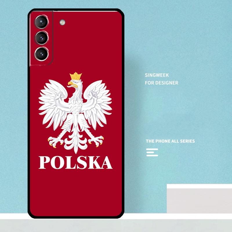 Poland Flag Case For Samsung Galaxy S24 Ultra S21 S22 S23 Plus Note 10 Note 20 S8 S9 S10 S20 FE Coque