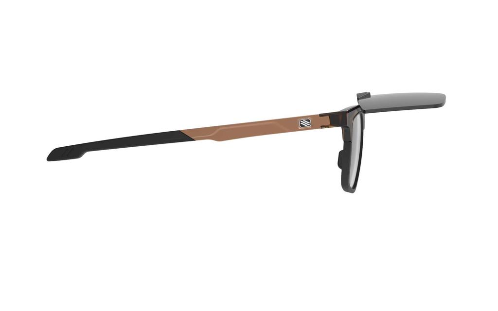 Sports Sunglasses INKAS Demi Turtle Gloss Smoke Black [RUDY PROJECT] Flip-Up SP681050-0000