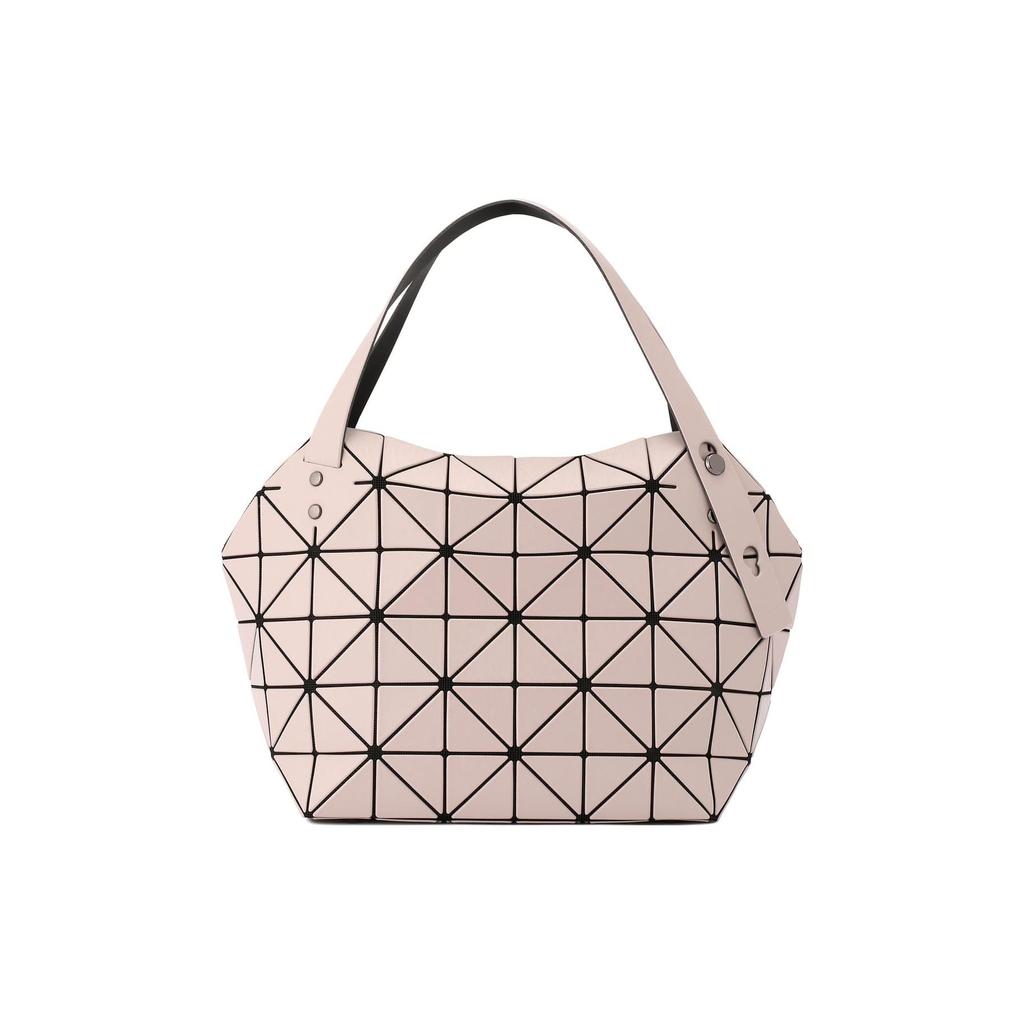 ISSEY MIYAKE Boston Artificial Leather Handbag, Shoulder Bag Large Women's Dark Beige BB23-AG482-42