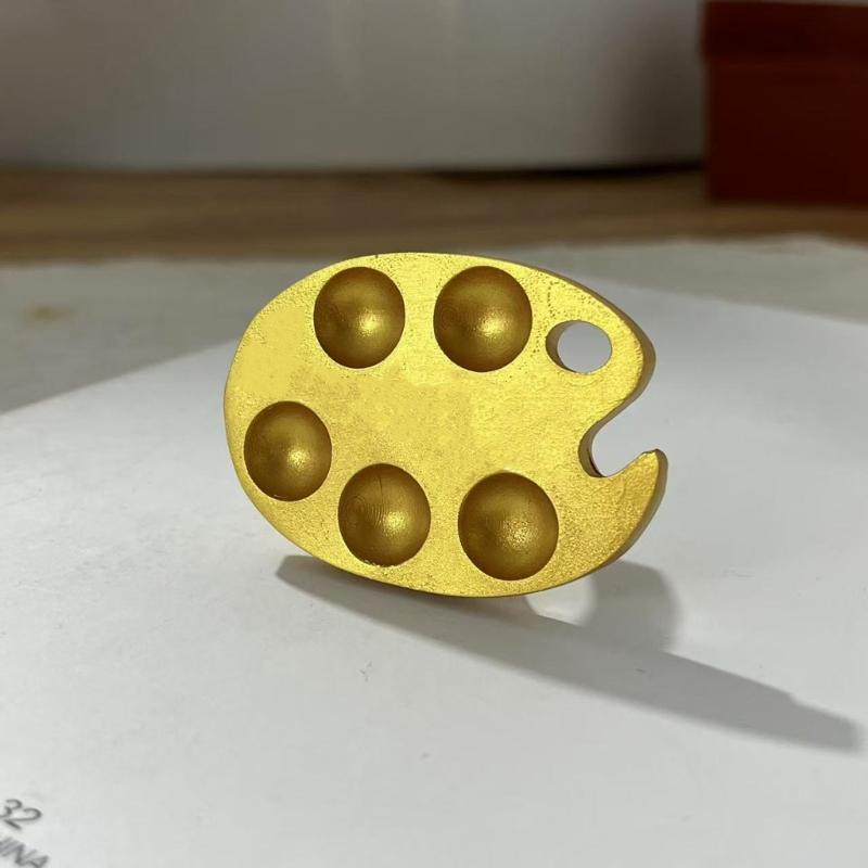 Палитра для смешивания лаков для ногтей, Палитра для нейл-арта, Маленькая палитра цветов для нейл-арта, Кольцо на палец, Легко чистить, Инструмент для маникюра