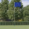 VidaXL Flag of Europe and 6.23 M Pole Aluminium 3147114