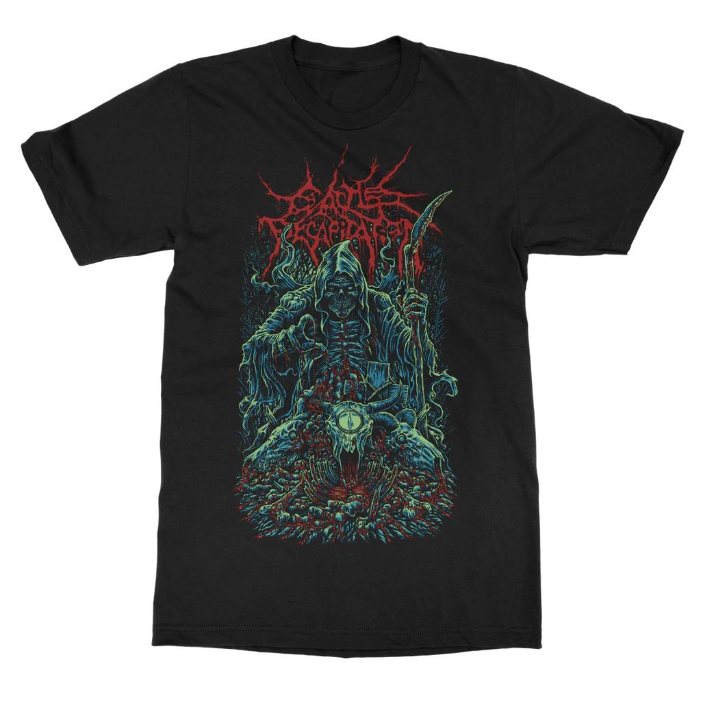 Cattle Decapitation Инспекционный Знак Повседневная Футболка Люксовый Бренд для Мужчин и Женщин Топ 2026 Новый Логотип Рок-Группы