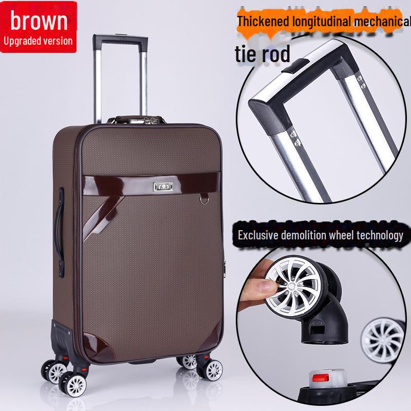 Универсальный деловой чемодан на колесах с замком — мужской и женский, 20", 24", 28" чемодан на колесиках для посадки